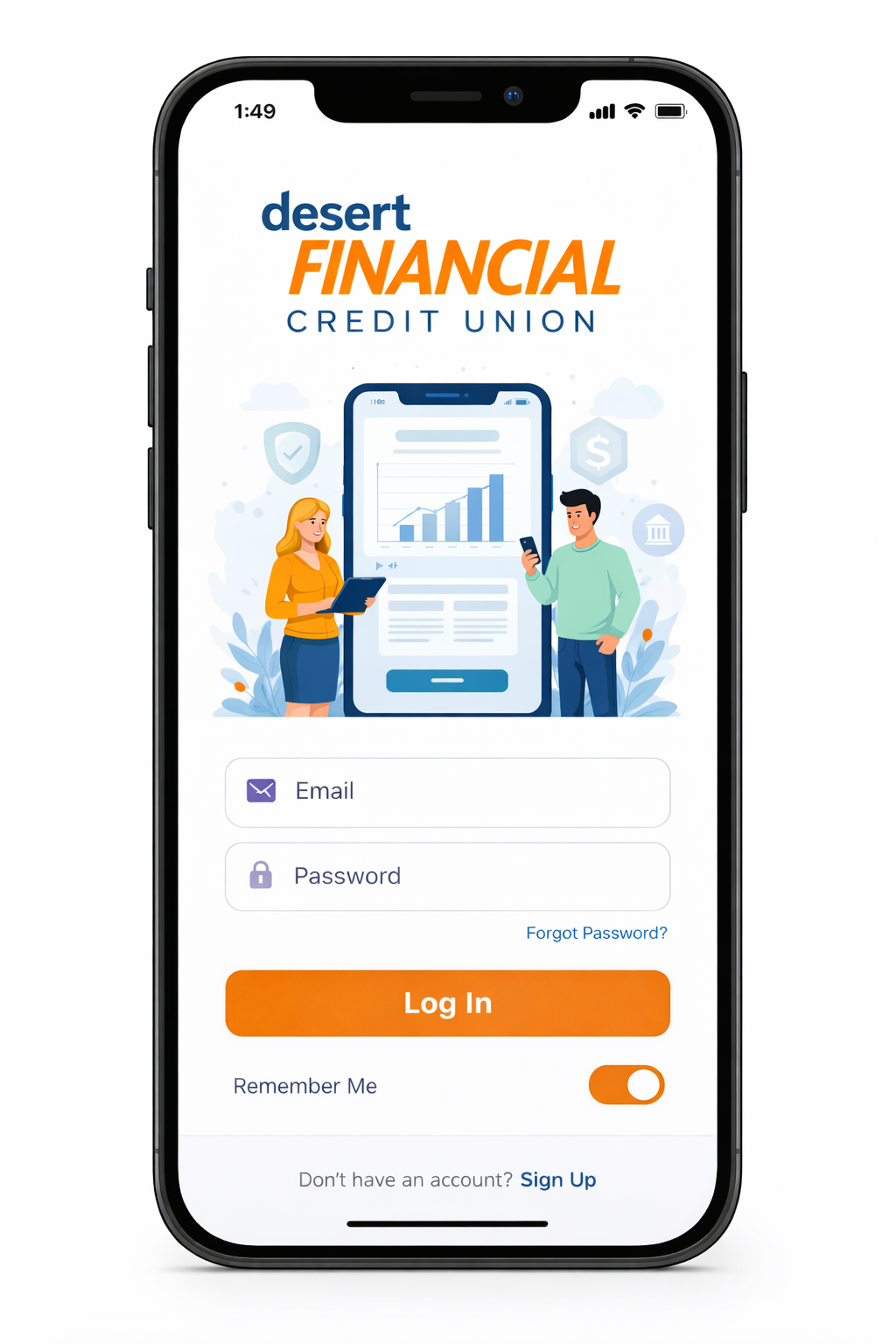desert financial credit union app