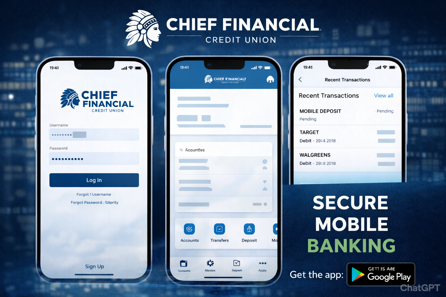 chief financial credit union app