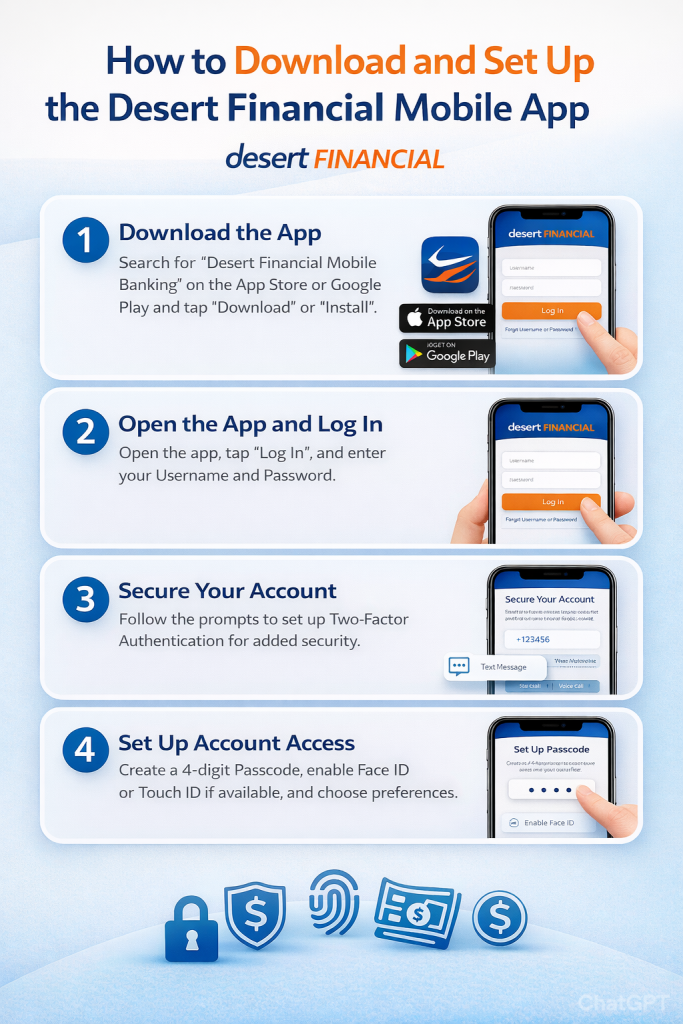 How to Download and Set Up the Desert Financial Mobile App