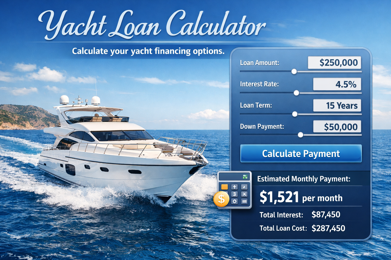 yacht loan calculator