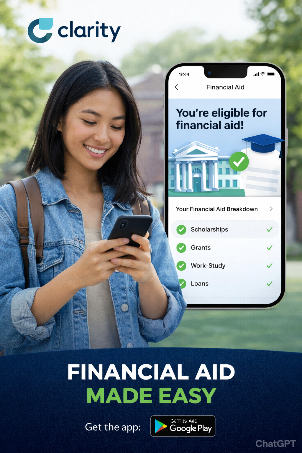 clarity app financial aid