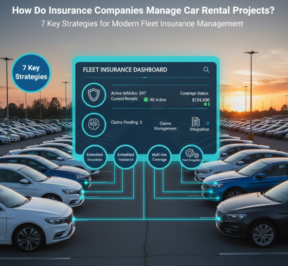 how do insurance companies manage car rental projects